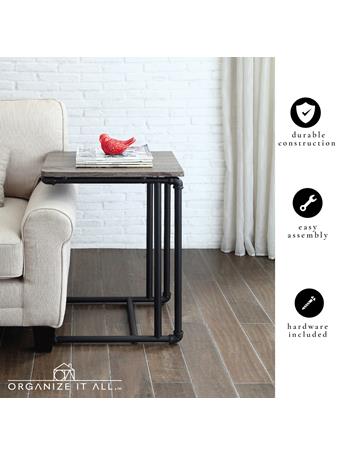 NEU HOME - Pipe Line- Side Table BLACK