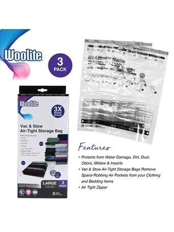 WOOLITE - Vacuum Storage Bags CLEAR