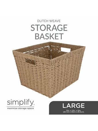 SIMPLIFY - Paper Rope Dutch Weave BEIGE