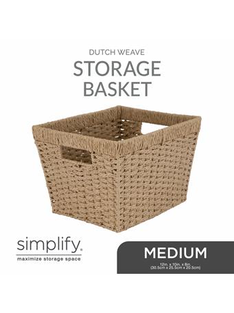 SIMPLIFY- Paper Rope Dutch Weave BEIGE