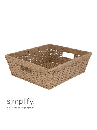 SIMPLIFY - Paper Rope Dutch Weave BEIGE