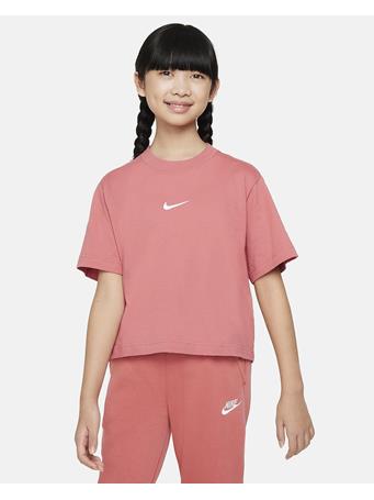 NIKE - Sportswear Big Kids' (Girls') T-Shirt ADOBE