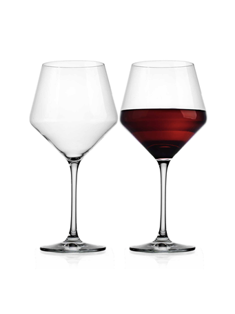 ATTACHE - Set of 2 Wine Glasses CLEAR