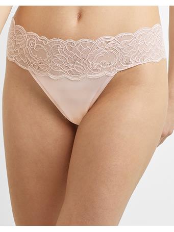 MAIDENFORM - All-Over Lace Thong SANDSHELL BLOOM LACE