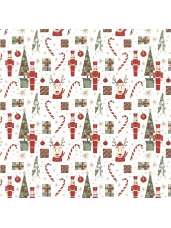 RAMALLAH TRADING COMPANY - Christmas Nutcracker Printed Kitchen Curtain NO COLOR