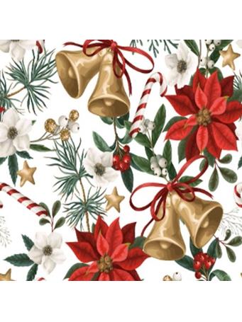 RAMALLAH TRADING COMPANY - Christmas Vintage Icon Printed Kitchen Curtain NO COLOR