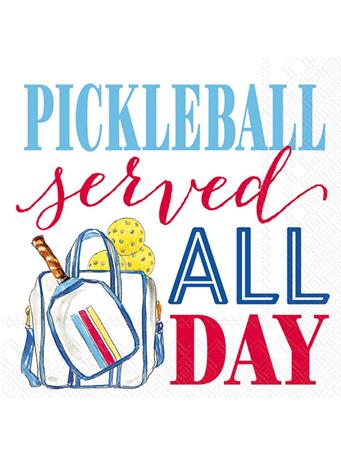 BOSTON INTERNATIONAL - Pickleball Napkin WHITE