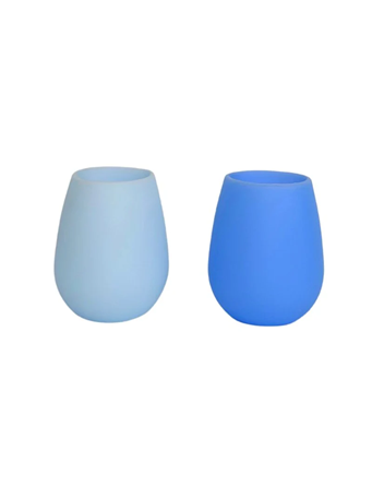 PORTER GREEN - Fegg & Stemm Unbreakable Silicone Glasses SKY+KINGFISHER