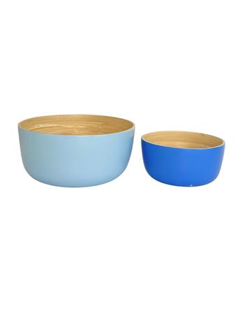 PORTER GREEN - Bebb Biodegradable Bamboo Bowls SKY+KINGFISHER
