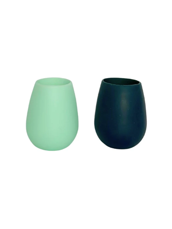 PORTER GREEN - Fegg & Stemm Unbreakable Silicone Glasses MIST+INK