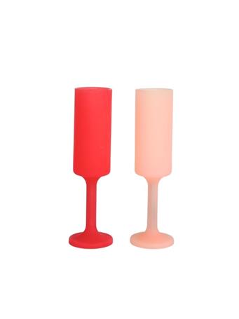 PORTER GREEN - Seff Silicone Unbreakable Champagne Flute CHERRY+BLUSH