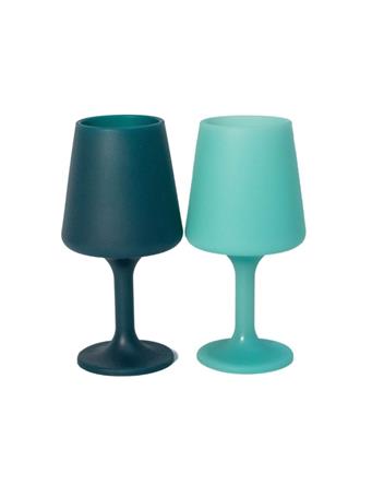 PORTER GREEN - Swepp Silicone Unbreakable Wine Glasses MIST+INK