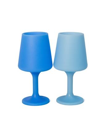 PORTER GREEN - Swepp Silicone Unbreakable Wine Glasses SKY+KINGFISHER