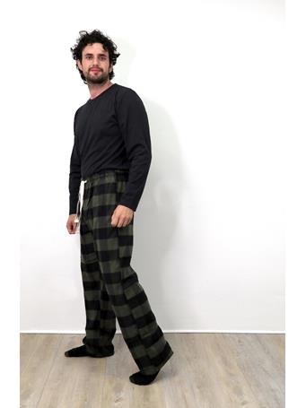 BOTTOMS OUT - Flannel Set Buffalo HUNTER GREEN