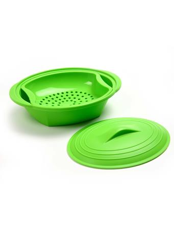 NORPRO - Silicone Steamer With Insert, 32 oz GREEN
