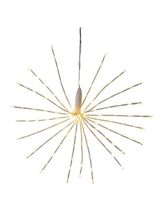 KURT ADLER - 12" 120-Light Warm White Fairy LED 3D Starburst Light WARM WHITE