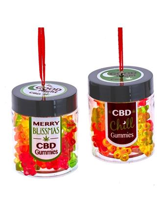 KURT ADLER - Gummies Jar Ornament MULTI