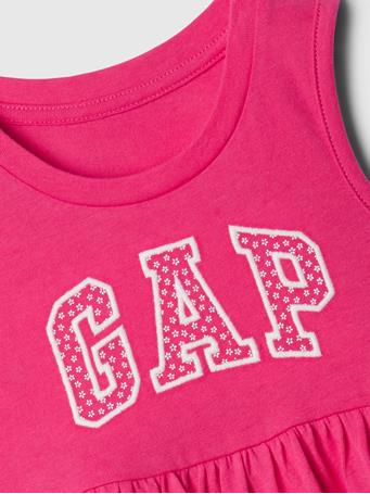 GAP - Logo Dress PINK HIBISCUS 486