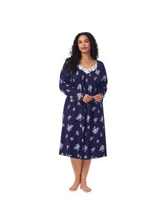 CAROLE HOCHMAN - Jersey Gown NAVY/PRT