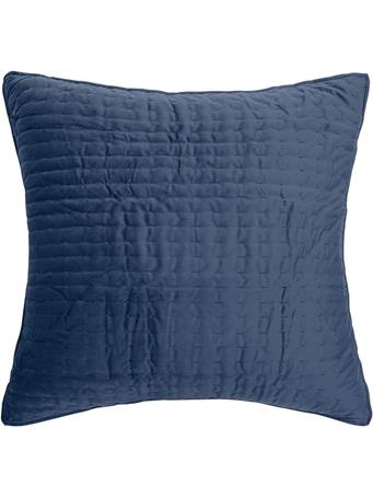 C & F ENTERPRISES - Lapis Velvet Euro Sham Bedspread NAVY