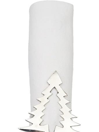 C & F ENTERPRISES - Home Brass Xmas Tree Napkin Ring  NO COLOR