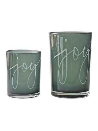 MELROSE INTERNATIONAL - Candle Holder  GREEN