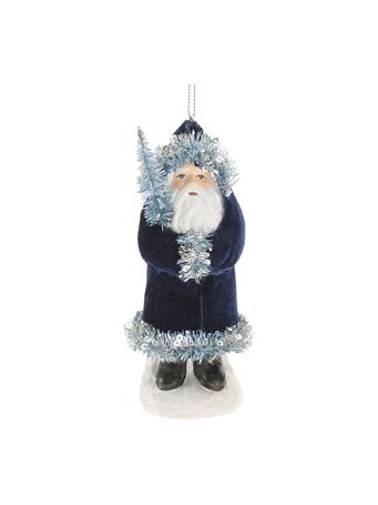 MELROSE INTERNATIONAL - Santa Ornament NAVY
