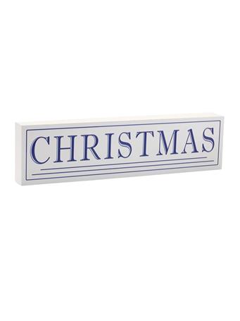 MELROSE INTERNATIONAL - Christmas Sign WHITE