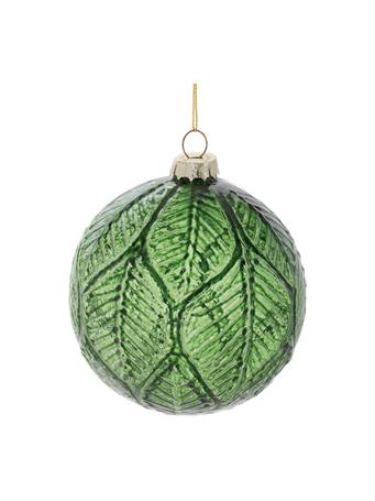 MELROSE INTERNATIONAL - Ball Ornament GREEN