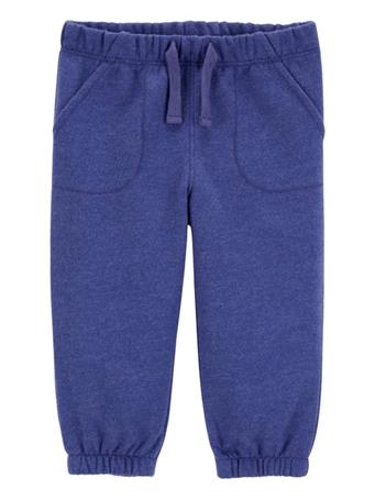 CARTER'S - Baby Pull-On Fleece Pants NAVY