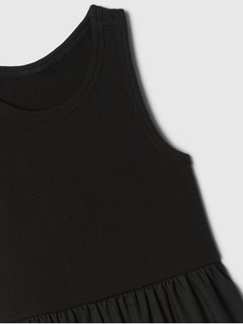 GAP - Kids Midi Tank Dress TRUE BLACK