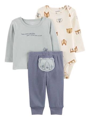 CARTER'S - Baby 3-Piece Bear Little Character Set BLUE
