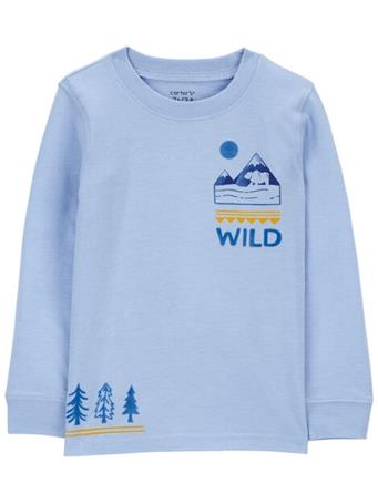 CARTER'S - Baby Nature Bear Graphic Tee BLUE