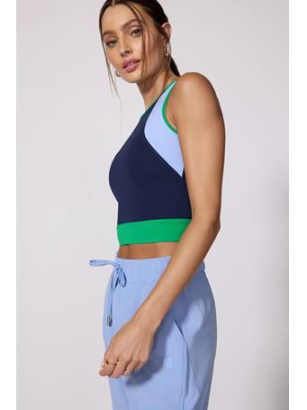 MONDETTA - Vital Cropped Club Tank Top NAVY
