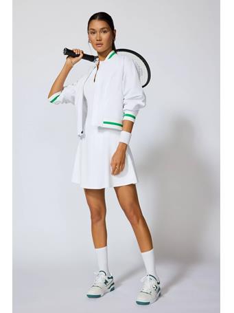 MONDETTA - Vital Sleeveless Polo Dress WHITE