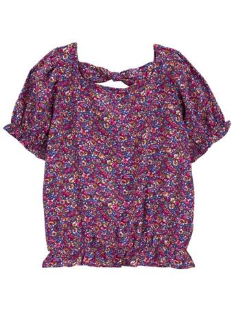 CARTER'S - Kid Floral Peplum Top NAVY