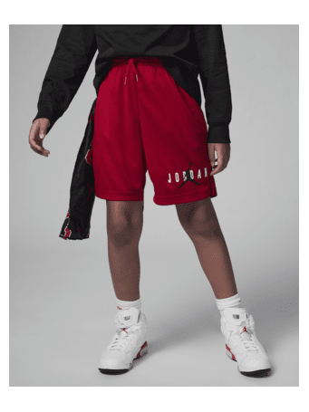 NIKE - Jordan Essentials Big Kids' Graphic Mesh Shorts GYM RED