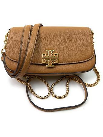 TORY BURCH - Britten Convertible Crossbody Bag TIRAMISU