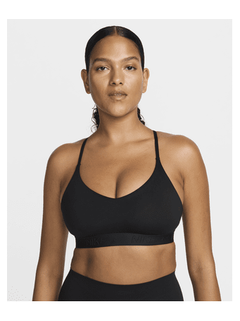 NIKE - Indy Light Support Women's Padded Adjustable Sports Bra BLACK