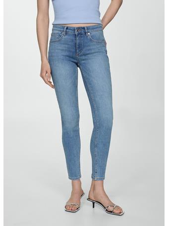 MANGO - Skinny Push-up Jeans MEDIUM BLUE