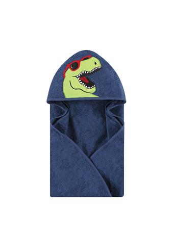 BABYVISION - Hudson Baby Cotton Animal Face Hooded Towel NAVY