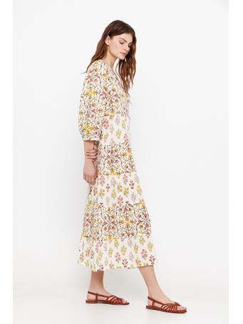 CORTEFIEL - Floral Print Dress WHITE PRINT