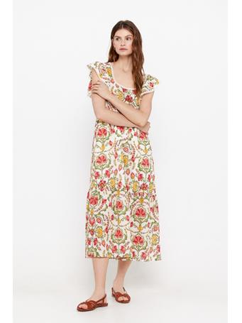 CORTEFIEL - Floral Print Dress MULTICOLOURED