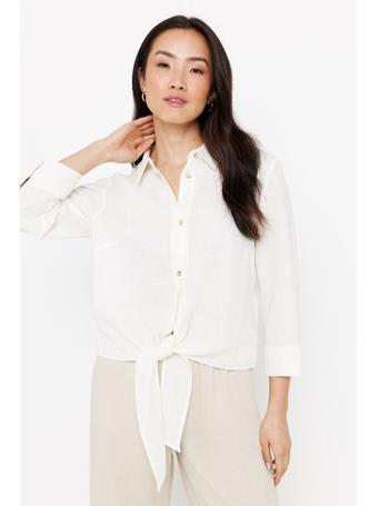 CORTEFIEL - Knot Printed Shirt WHITE