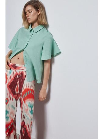 PEDRO DEL HIERRO - Flowing Linen Shirt BLUES