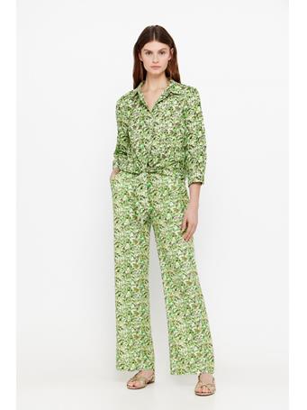 CORTEFIEL - Printed Linen Pants MULTICOLOURED