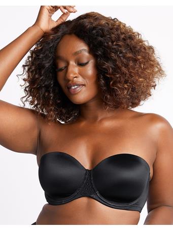 ONE HANES PLACE - One Smooth U Stay In Place Strapless Bra BLACK