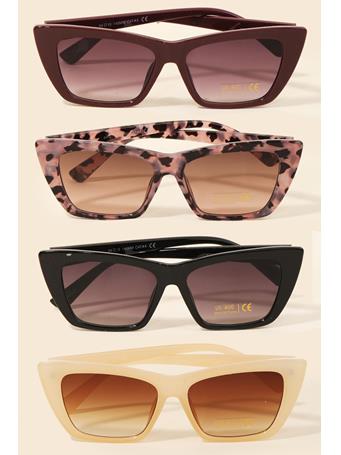 ANARCHY STREET - Acetate Cateye Fashion Sunglasses MULTI