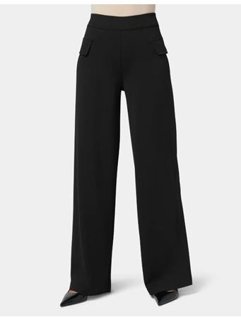 HUE - Ponte Wide Leg Trouser BLACK