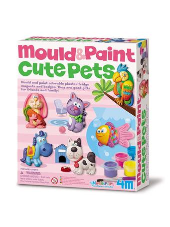 Mould & Paint Cut Pets Craft Kit NO COLOR